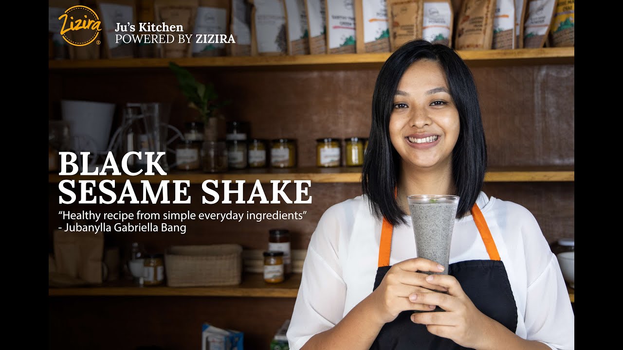 Ju Kitchen Black Sesame | Healthy Recipe | High protein low carb drink | October 2020