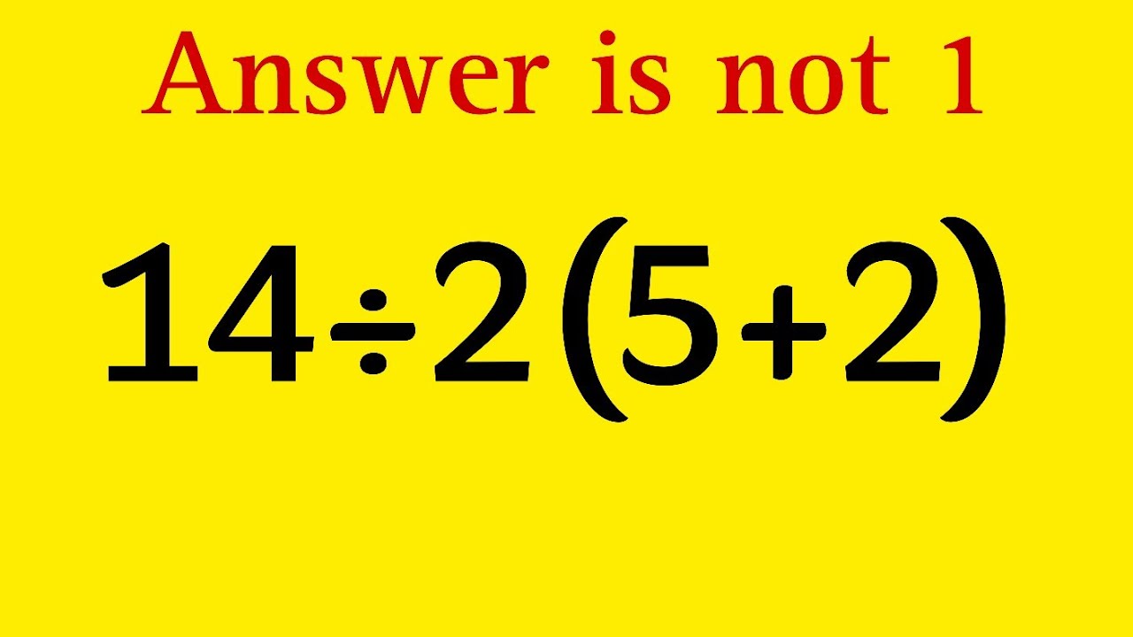 Only 1 in 5 Can Solve This Simple Math Problem #simplification