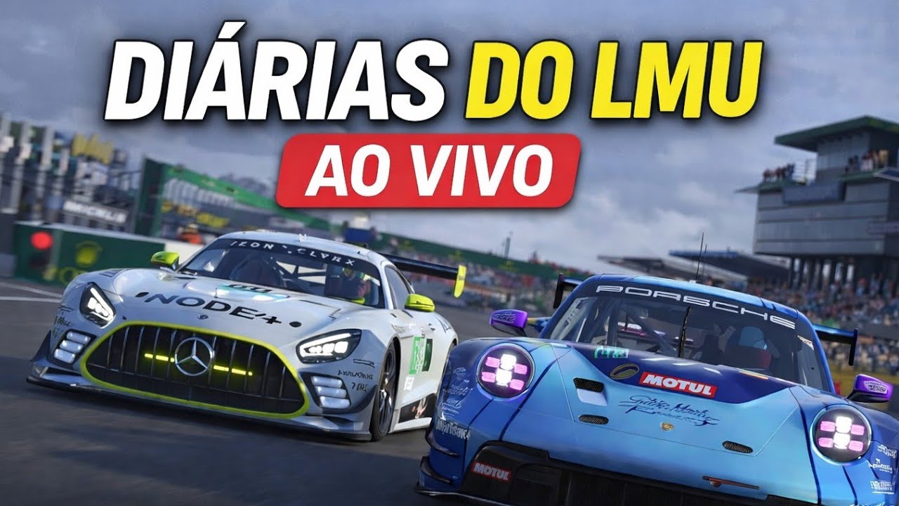 🔴 NOVAS DIÁRIAS NO LMU - AO VIVO 🔥🚀 Rankeada no Le Mans Ultimate