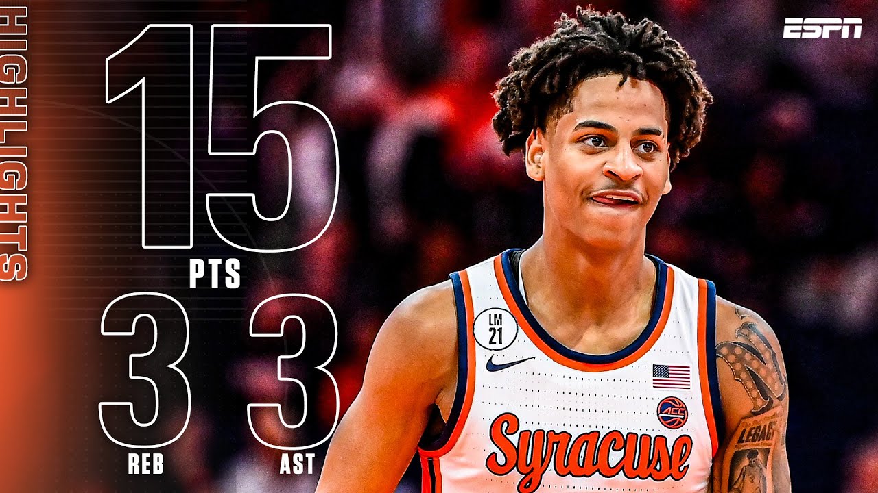 HIGHLIGHTS from Kiyan Anthony's DEBUT at Syracuse 🎥 | ESPN College Basketball