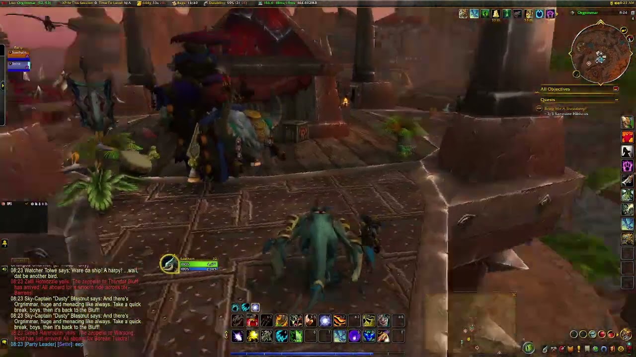 Zeppelin Orgrimmar to Warsong Hold, Stranglethorn Vale
