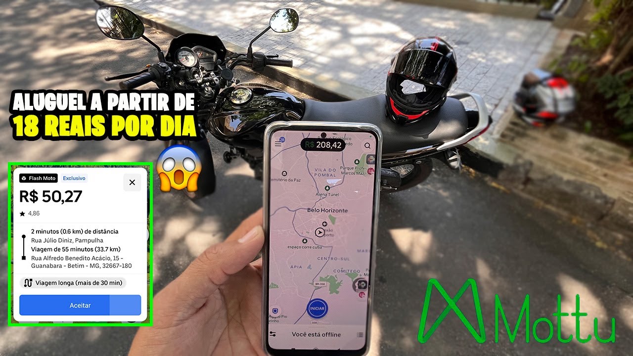 VALE A PENA ALUGAR UMA MOTTU  PARA TRABALHAR NOS APLICATIVOS  UBER /99MOTO ?
