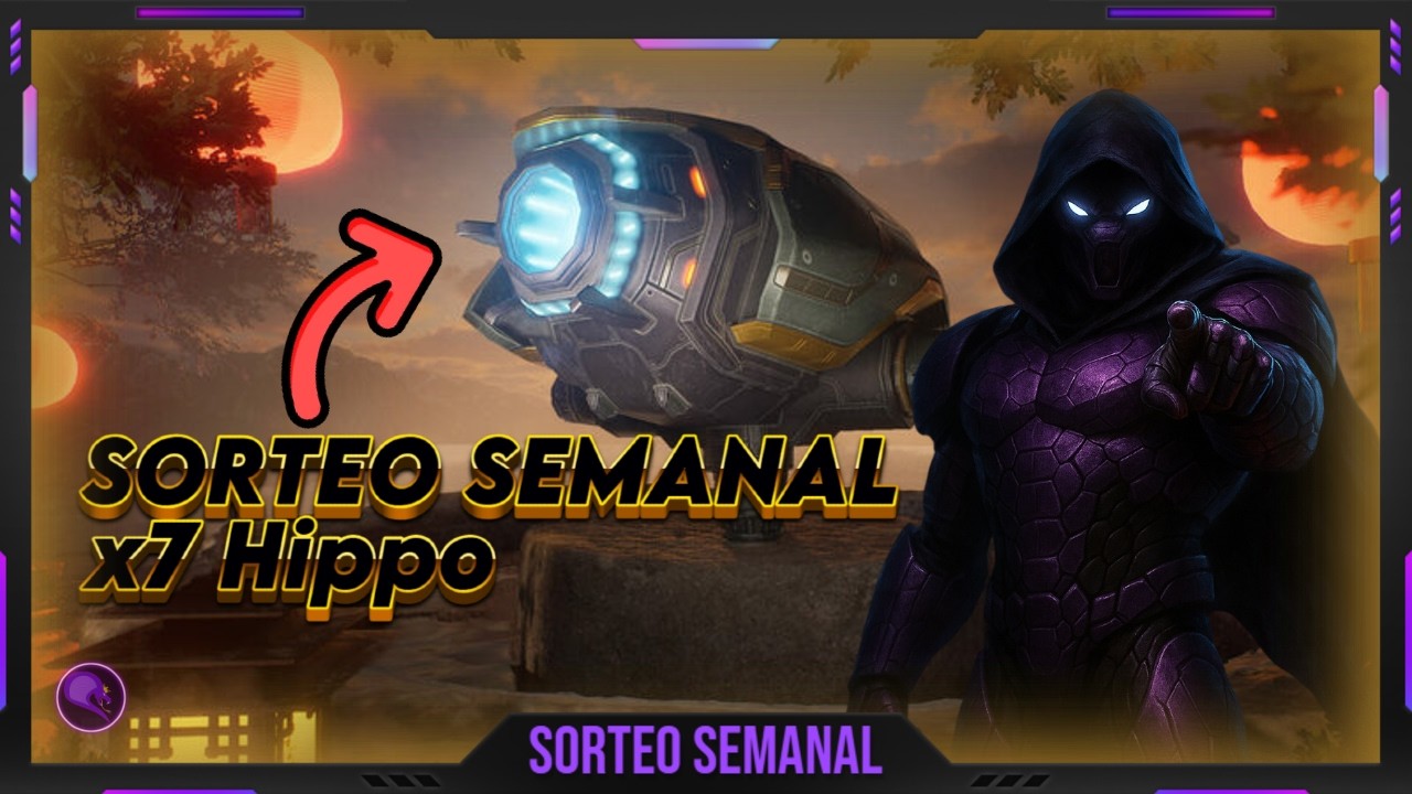🟣  Sorteo x7 Armas HIPPO con Ruleta de la Muerte 💀 + Combates en Vivo | War Robots l #WRWinHippo