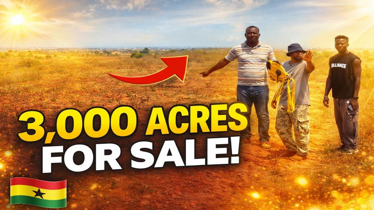 Sea View Land & Airport City? 3,000 Acres for Sale in Prampram Ghana 🇬🇭