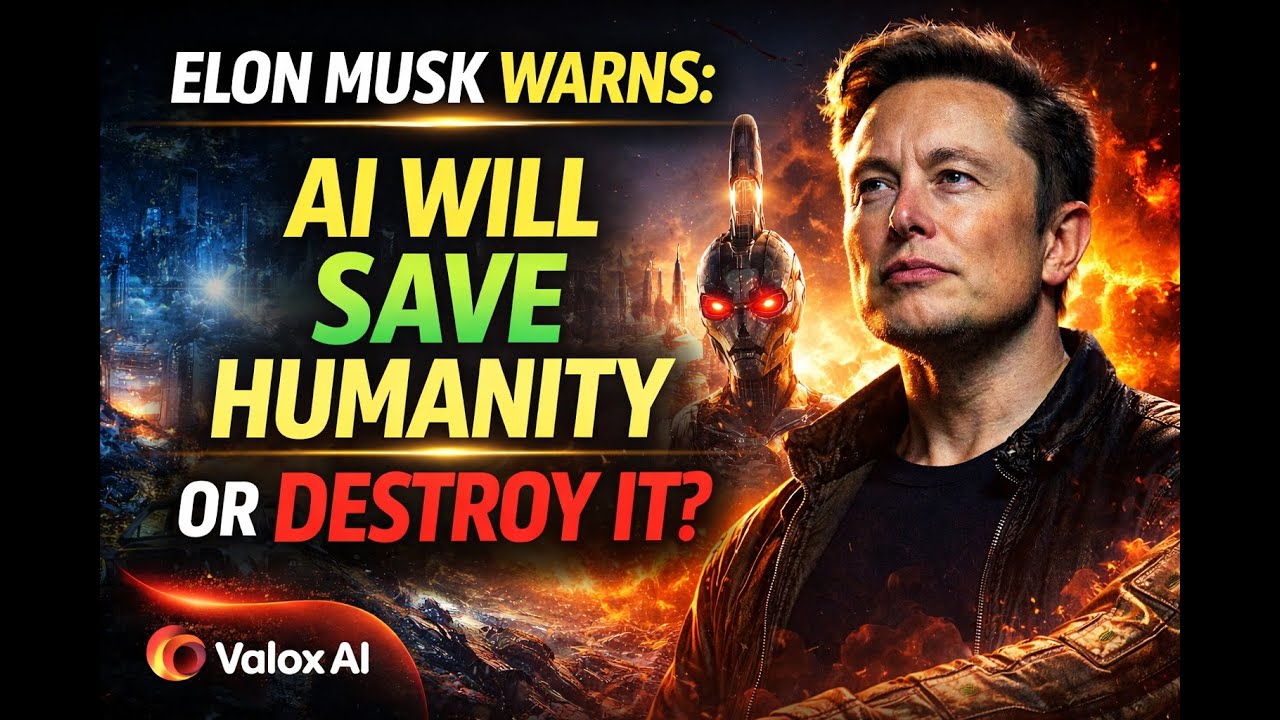 Elon Musk Warns: AI Will Save Humanity or Destroy It | Future of AI