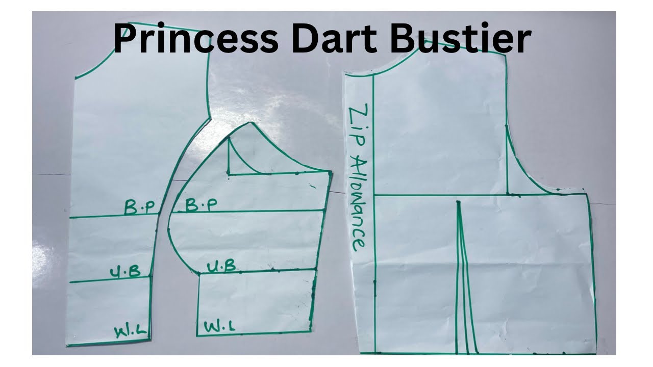 Princess dart bustier