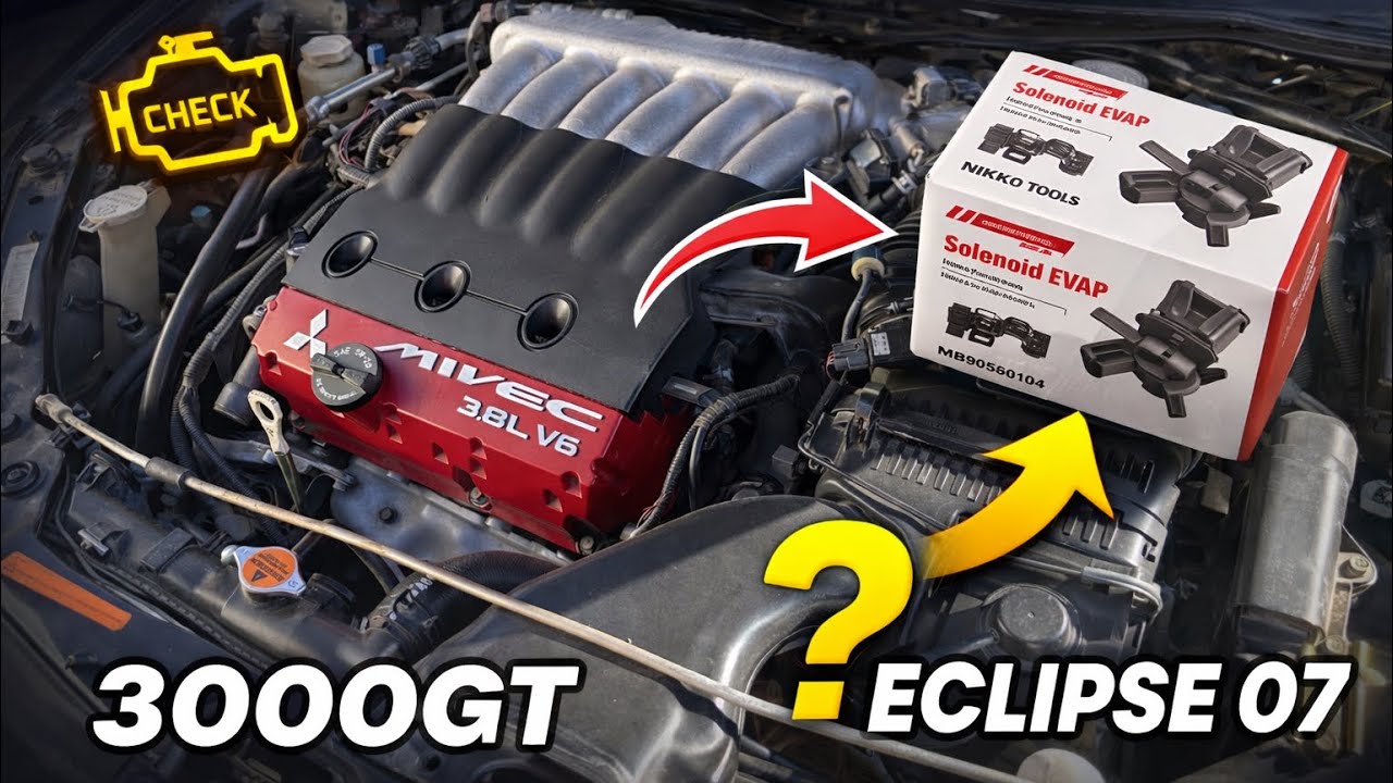 🔧 Cambio Solenoide EVAP Mitsubishi 3000GT + Buscando piezas para Eclipse 2007