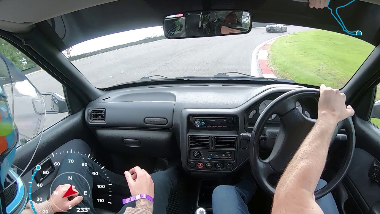 Peugeot 106 gti 150bhp oulton park track day