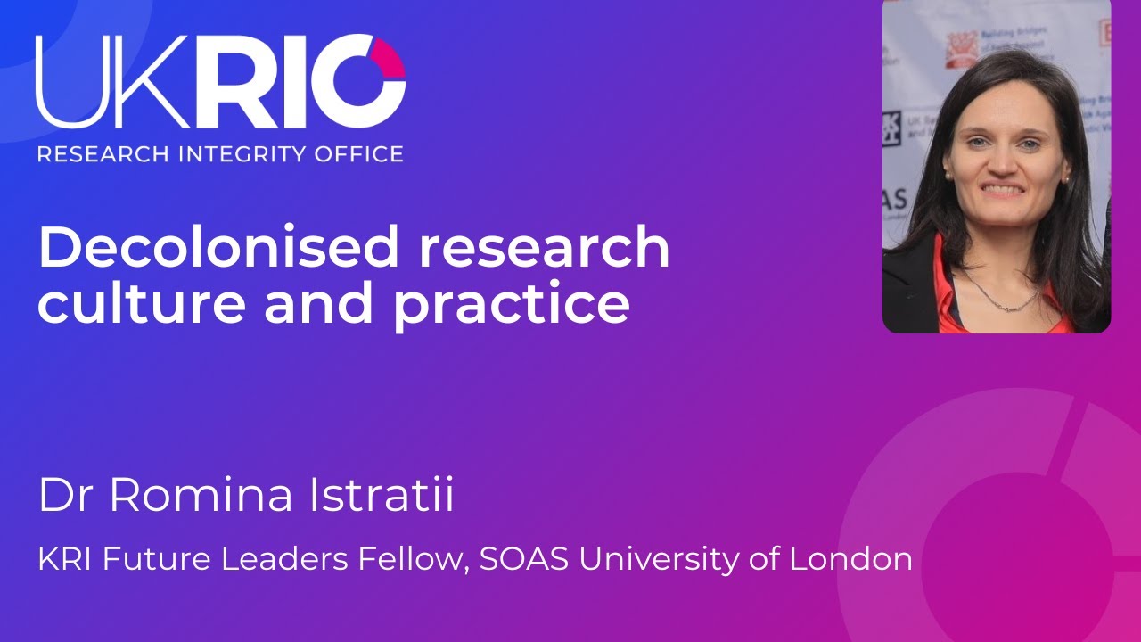 Decolonised research culture and practice