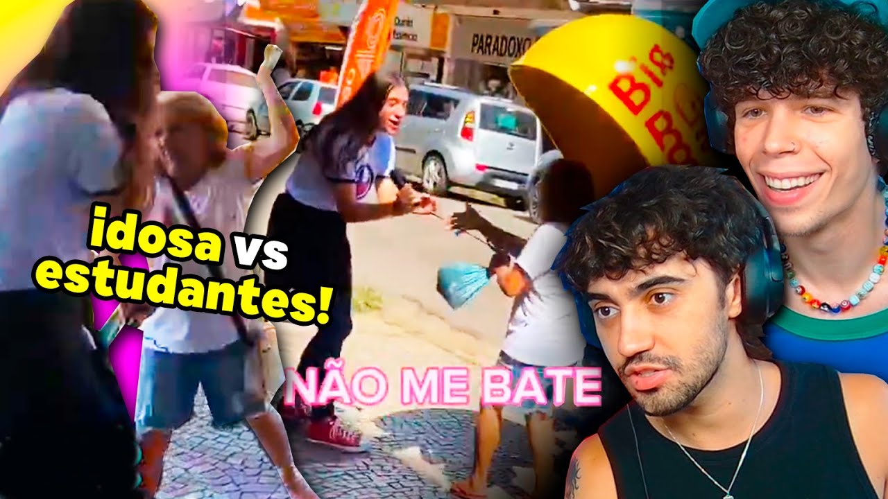 promoção de rádio acaba em confusão! 🔥 idosa vs estudantes