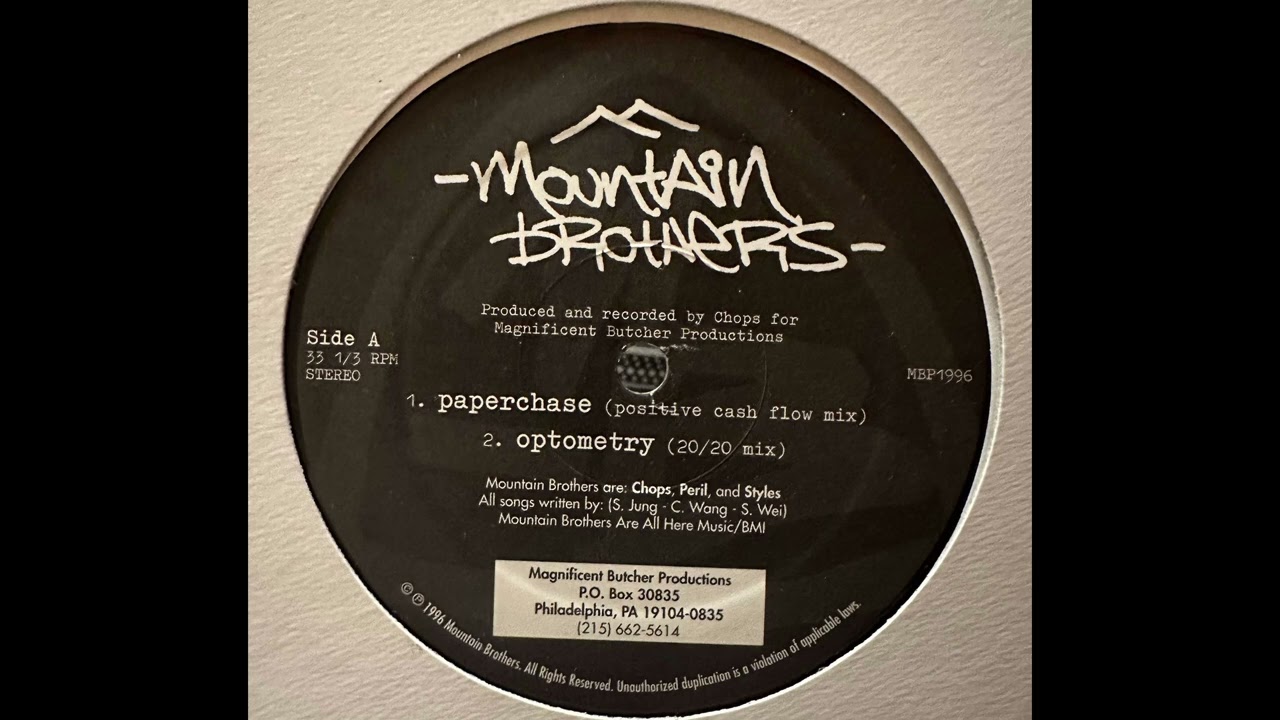 Mountain Brothers - Optometry (20/20 Mix)
