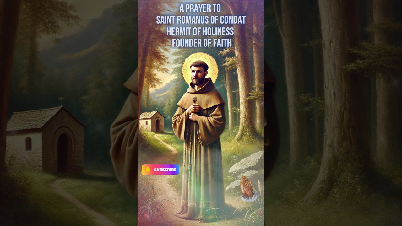 🌿 A Prayer to Saint Romanus of Condat, Hermit of Holiness and Founder of Faith 🙏✨