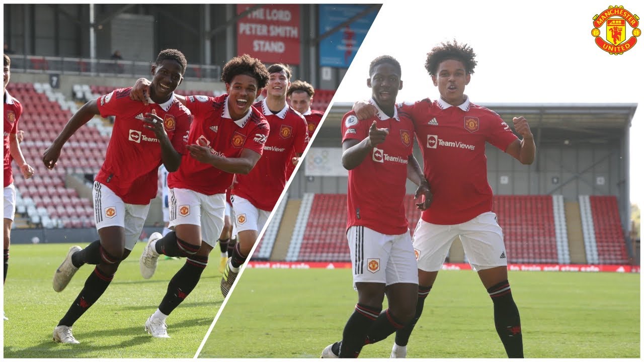 Kobbie Mainoo vs Brighton U21s | Every Touch | 2 GOALS & MOTM PERFORMANCE🔥| 08/10/22