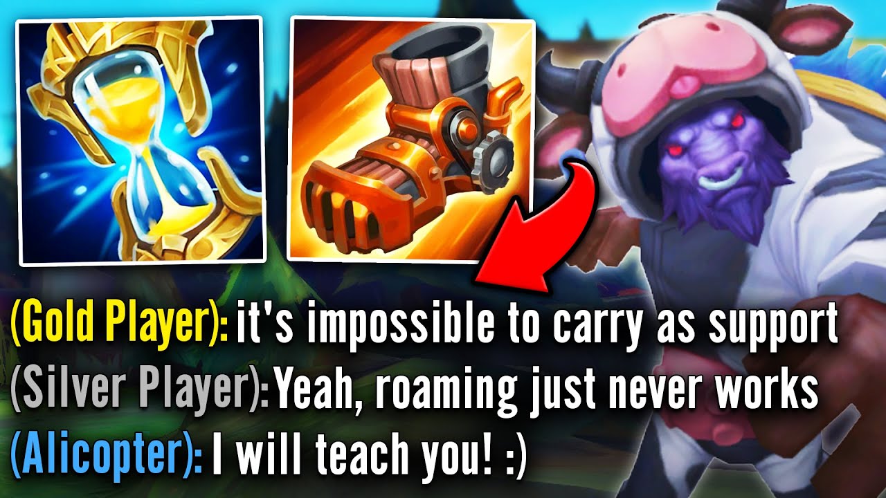 HOW TO CARRY GOLD ELO AS A ROAMING SUPPORT! (CHALLENGER SHARES HIS SECRET)