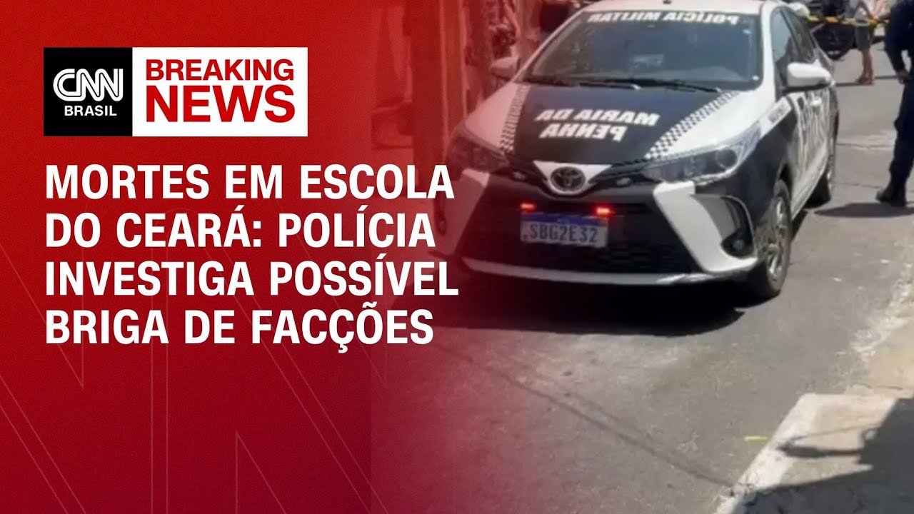Tiroteio em escola no Ceará: Polícia trabalha com hipótese de briga de facções   | LIVE CNN