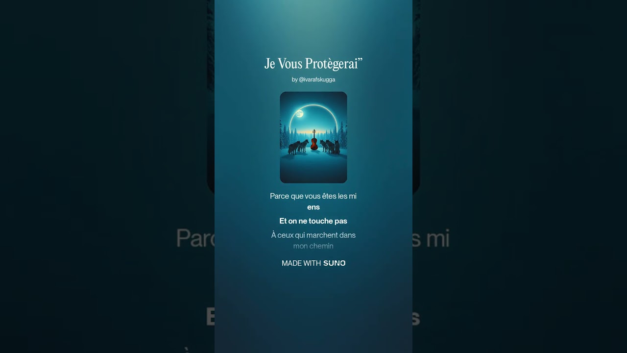 Je Vous Protègerai”