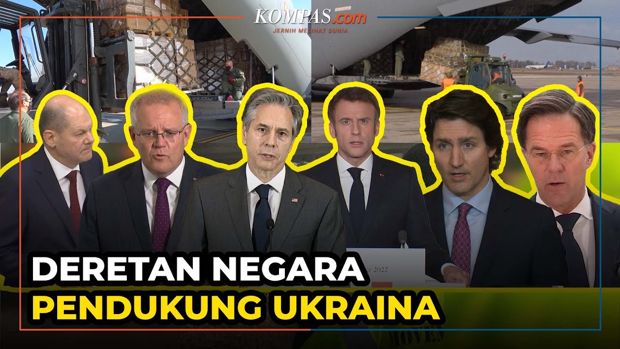 16 Negara Kirim Bantuan Militer hingga Kemanusiaan ke Ukraina