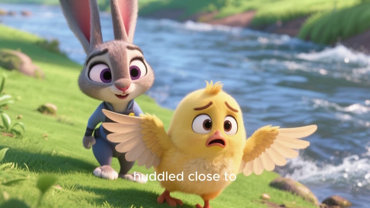 Hop and Quack: Brave Bunny Protects Crying Chick from a Giant Eagle 🐰🐥🦅 | Emotional Kids Cartoon