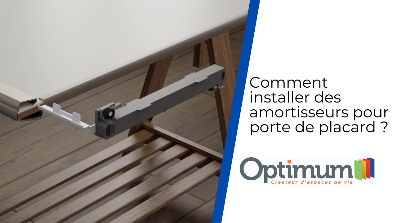 Comment installer des amortisseurs sur des portes de placard ?