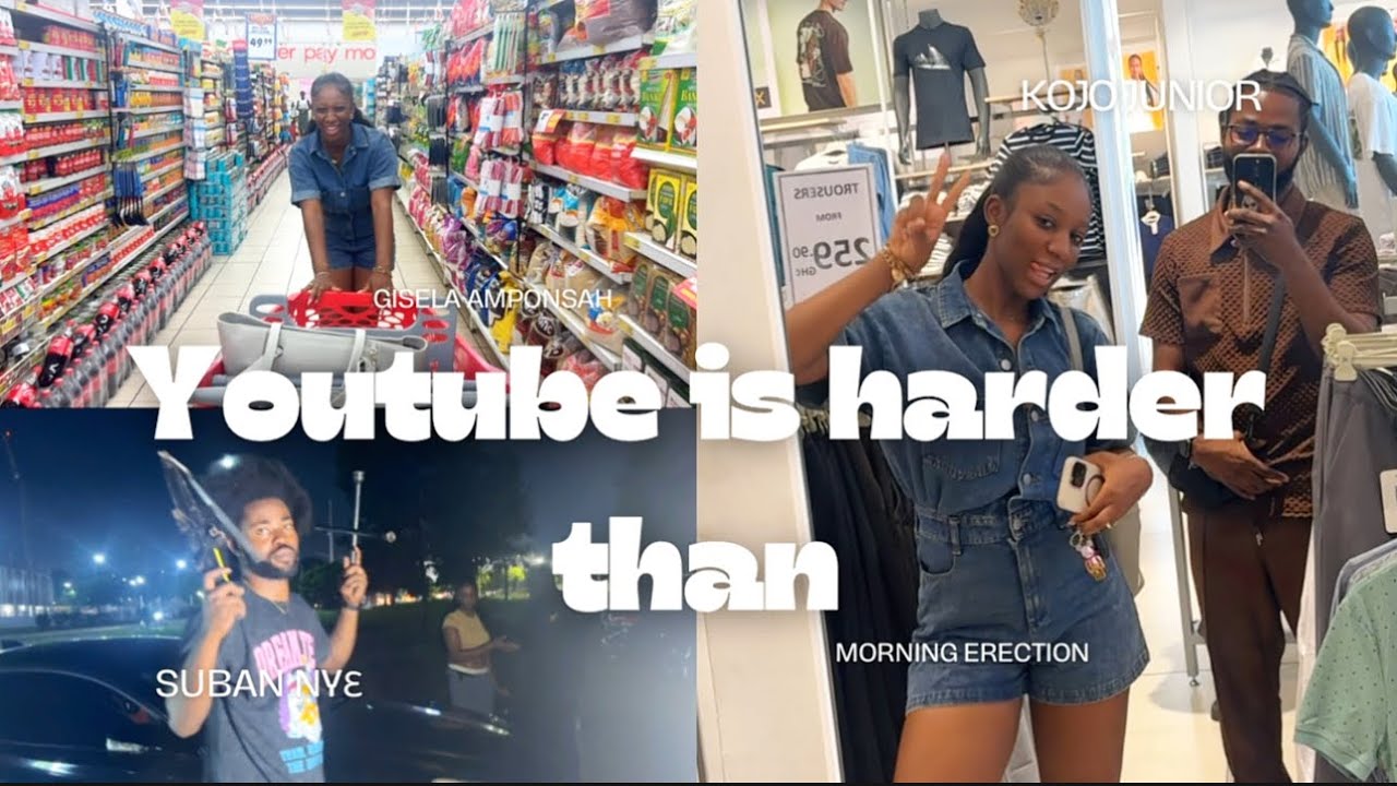 GISELA AND AMA BURLAND ARE HEROINES COS YOUTUBE IS HARD! YouTube is harder than the economy