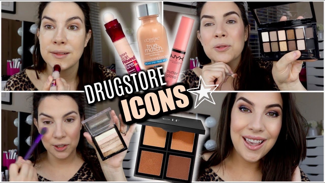 100% DRUGSTORE Shop My Stash - GRWM!