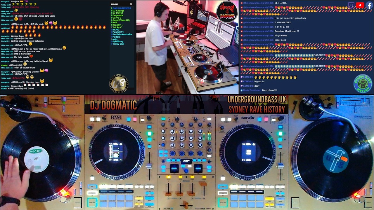 DJ Dogmatic Old Skool/Hardcore/Breakbeat/Rave on Underground Bass & Sydney Rave History 17/02/26