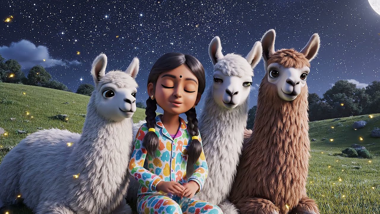 Five Little Llamas Hum Hum Hum 🦙 | Nursery Rhymes and Kids Songs