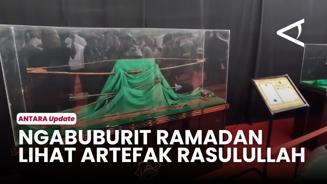 Ngabuburit Ramadan, Warga Bogor Kunjungi Pameran Artefak Nabi Muhammad SAW di Pakansari
