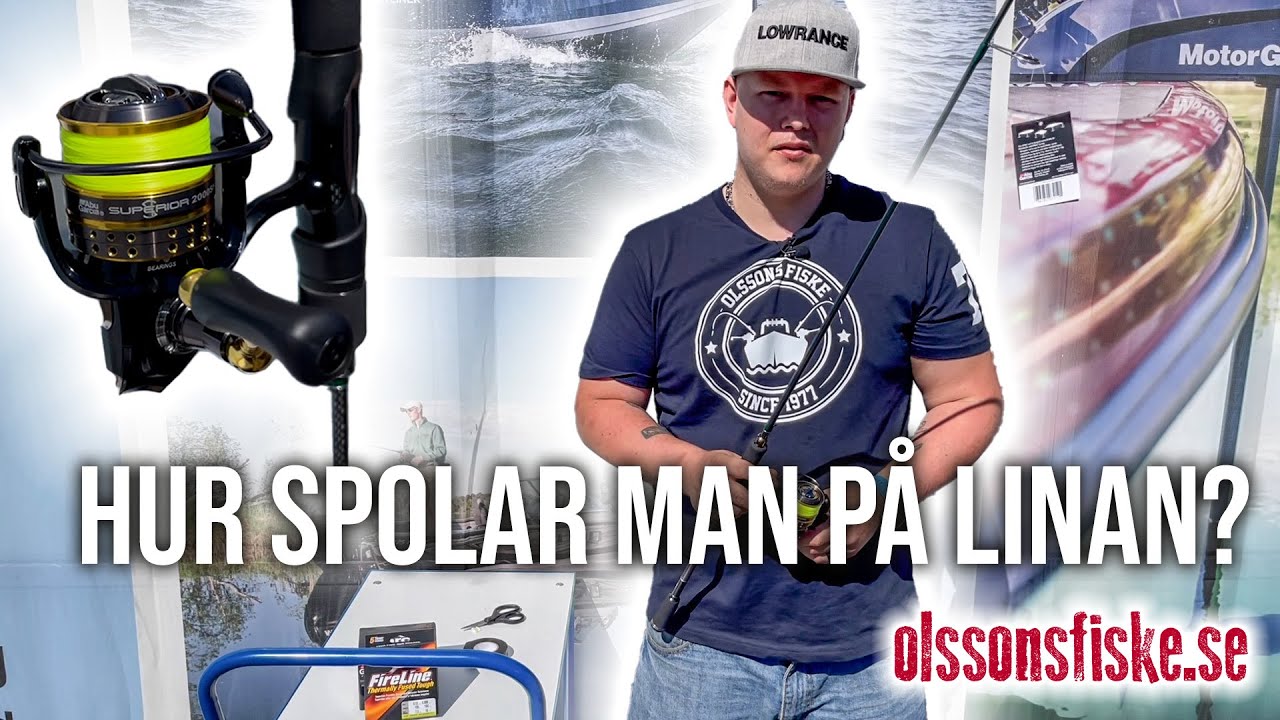 Hur Spolar man på en fiskelina? (Tips & Trix)