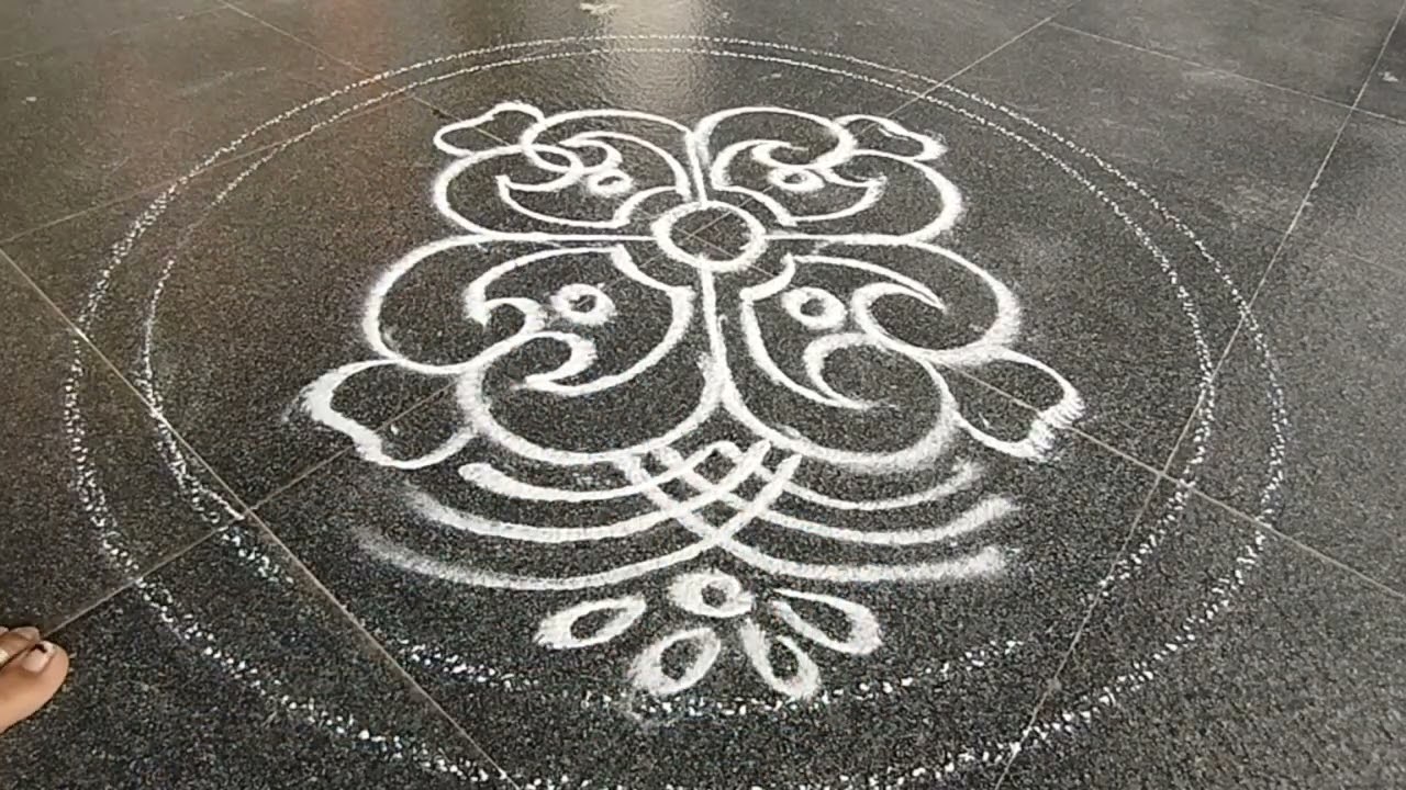 Simple easy rangoli #designs 