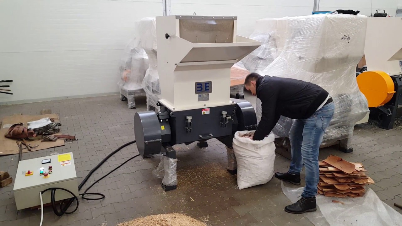 MŁYN 15KW ODPADY DREWNIANE
