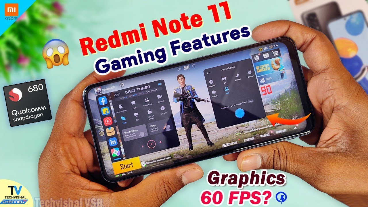 Redmi Note 11 Gaming Features Graphics, FPS? | Redmi Note 11 BGMI Test | Redmi Note 11 Settings