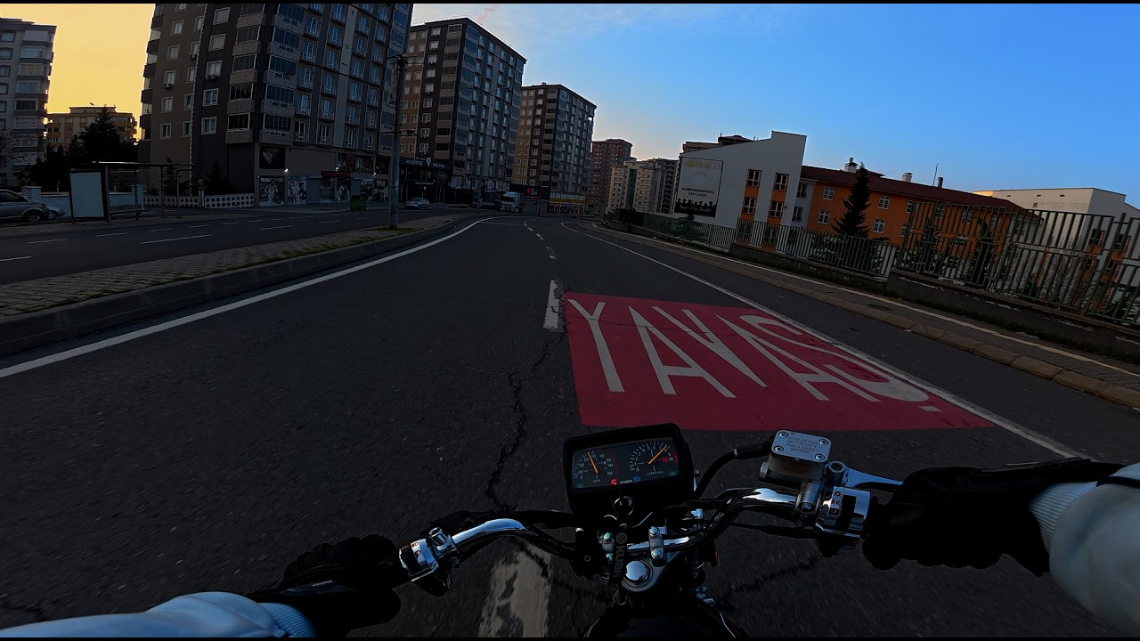 POV | Ride before work |CG125 [4K]