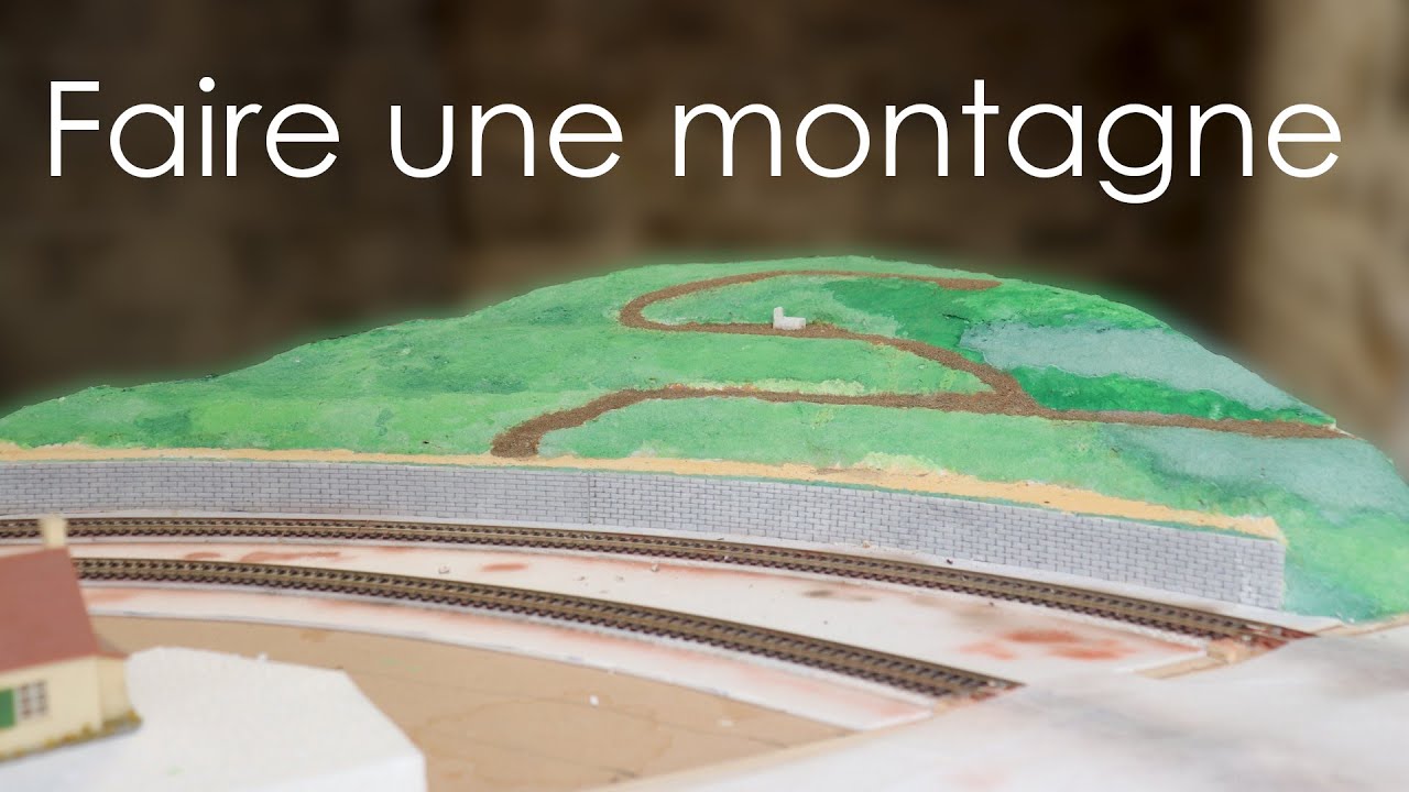 Train miniature | Réaliser une montagne (Partie 1)