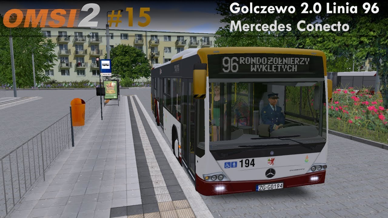 Omsi 2 #15 | Golczewo 2.0 Linia 96 | Mercedes Conecto #194