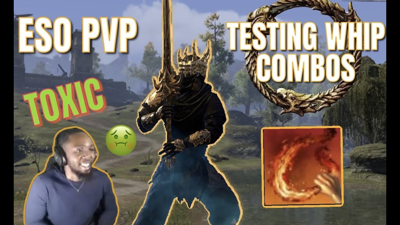 ESO PVP: THIS BUILD IS TOXIC!! TESTING WHIP COMBOS PVP LIVESTREAM