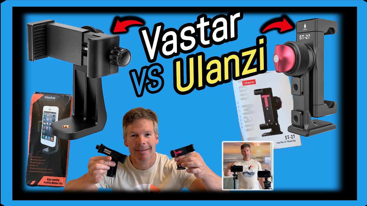 PICTRON ULANZI Tripod Phone Mount VS Vastar Smartphone Tripod Mount