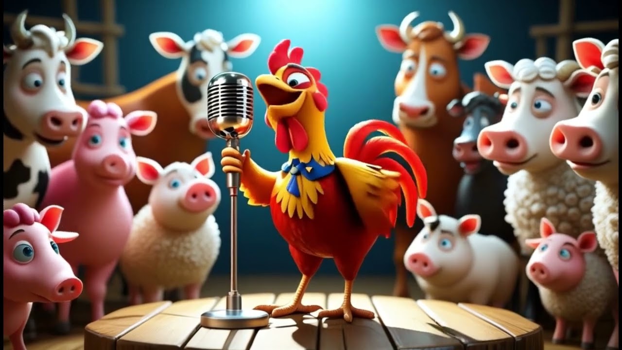 Canta el Gallo! Animales de la Granja | Canciones Infantiles