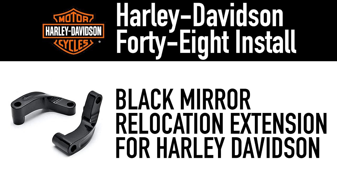 Extend mirrors on Harley Davidson Sportster