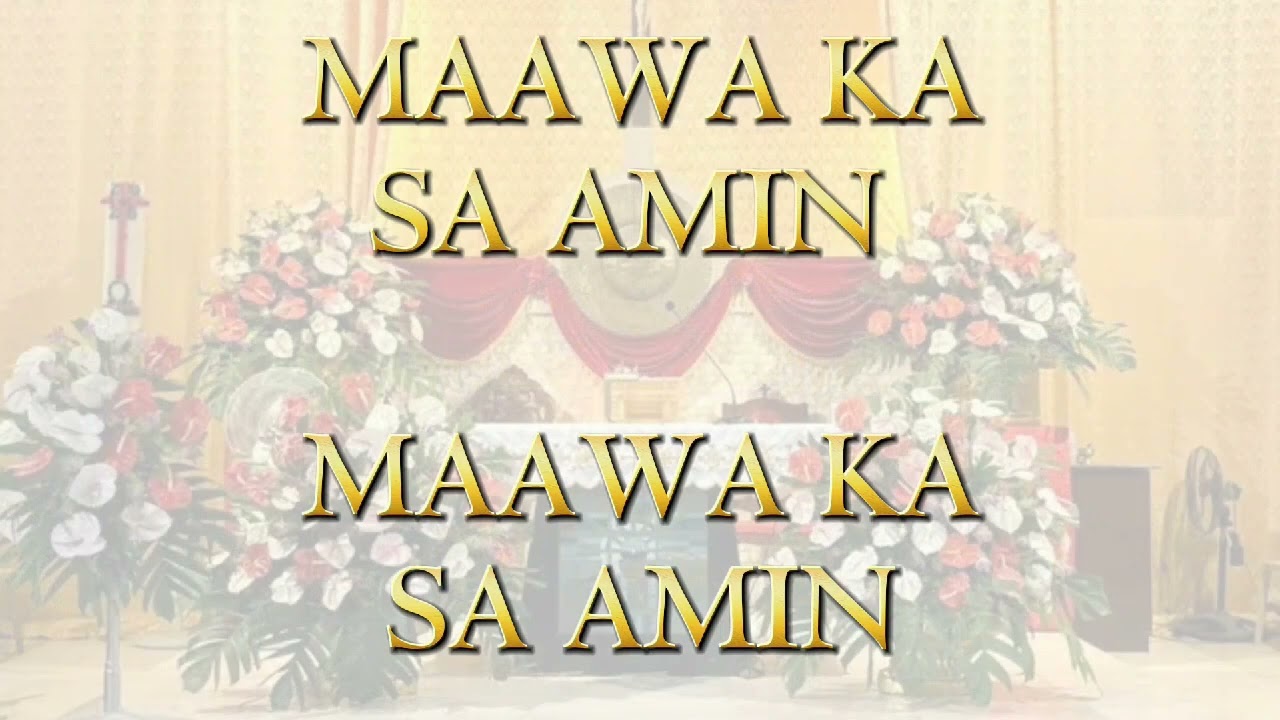 (Kordero ng diyos) fr arnel aquino sj instrumental minus one