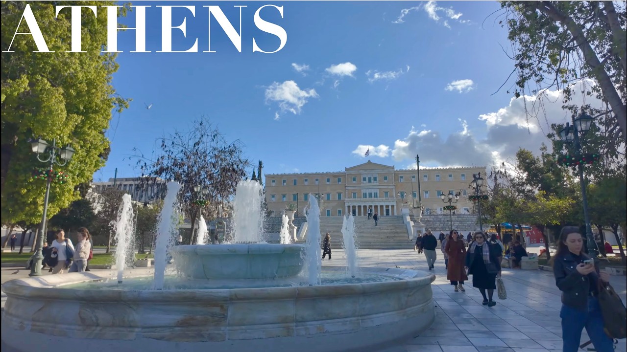 Athens Greece Morning Stroll | Winter 2026