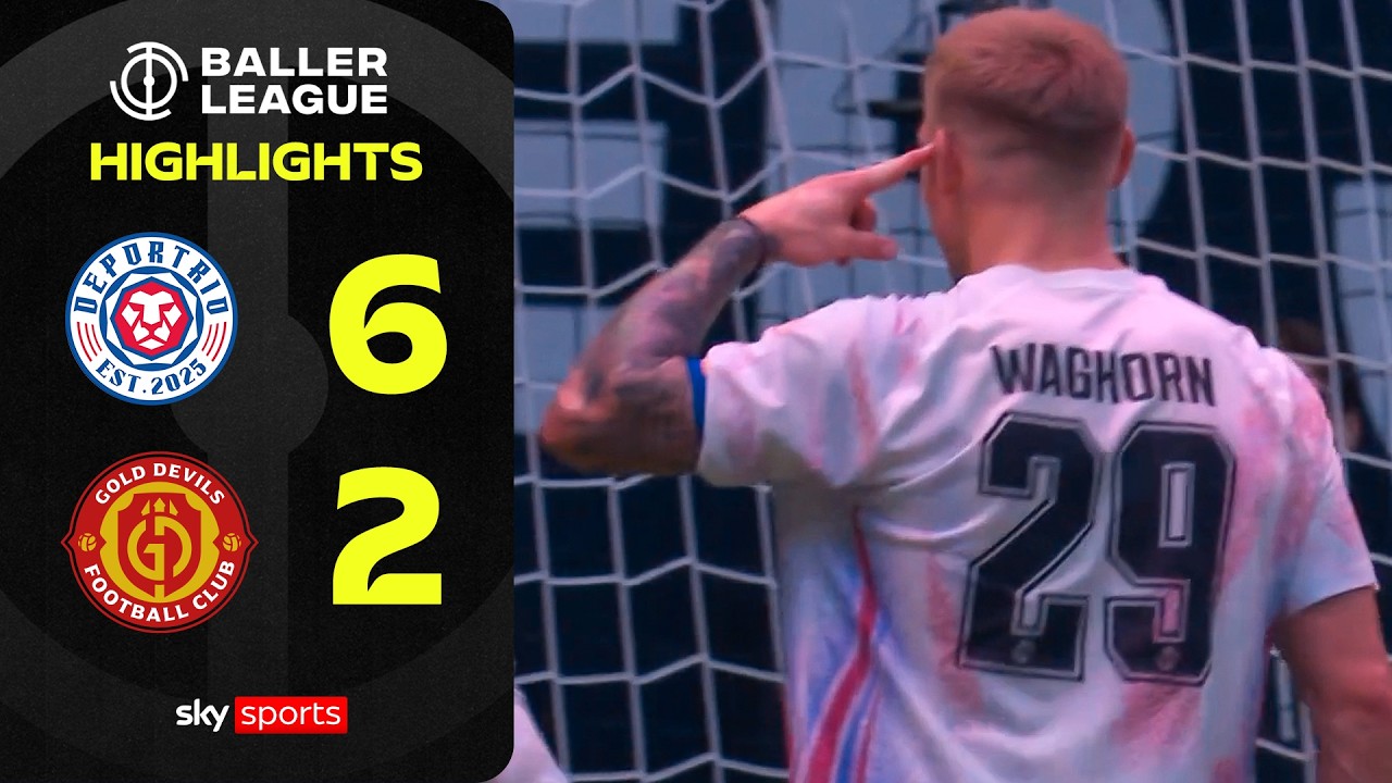 Waghorn drops Rashford cele in BIG win! | Deportrio 6-2 Gold Devils FC | Baller League Highlights