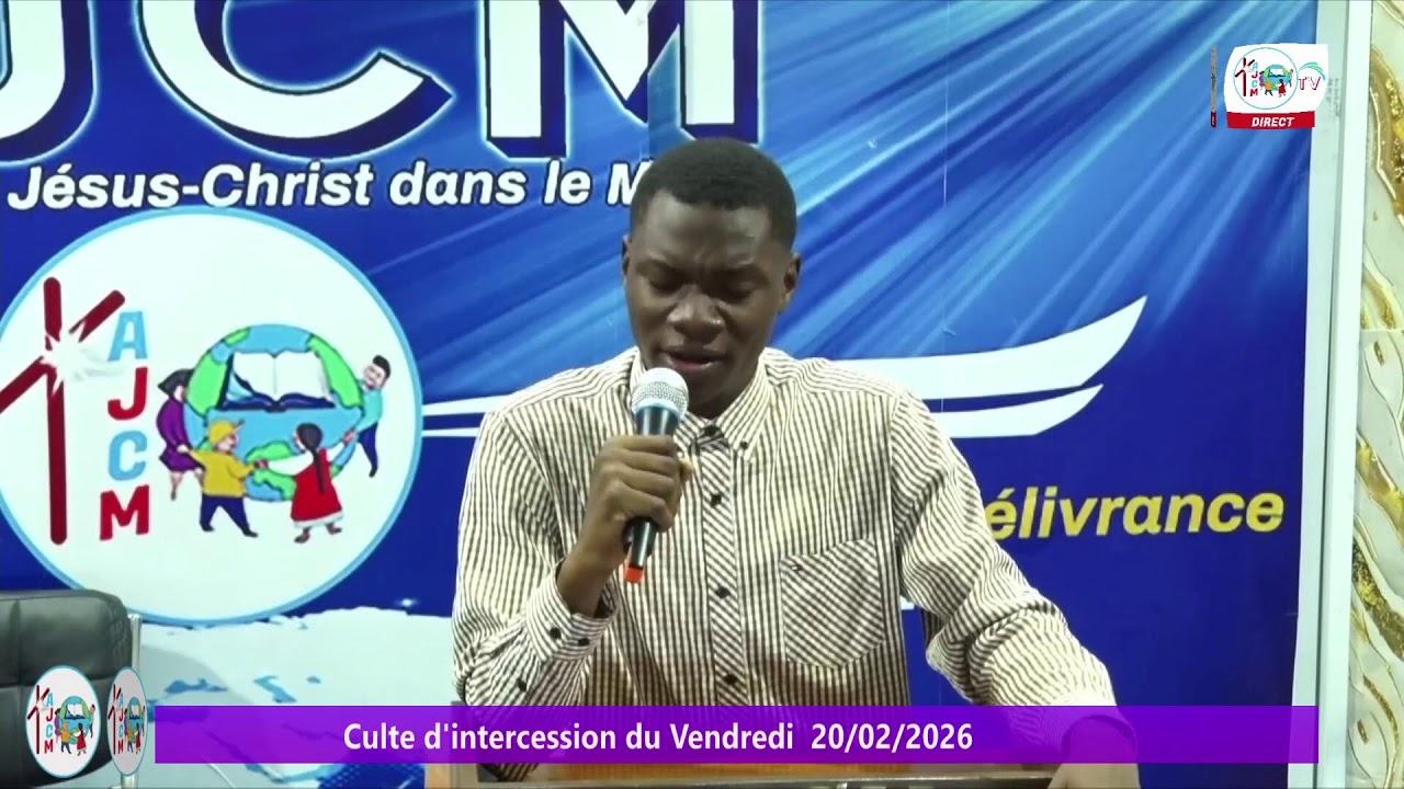 Culte d'intercession du Vendredi  20/02/2026