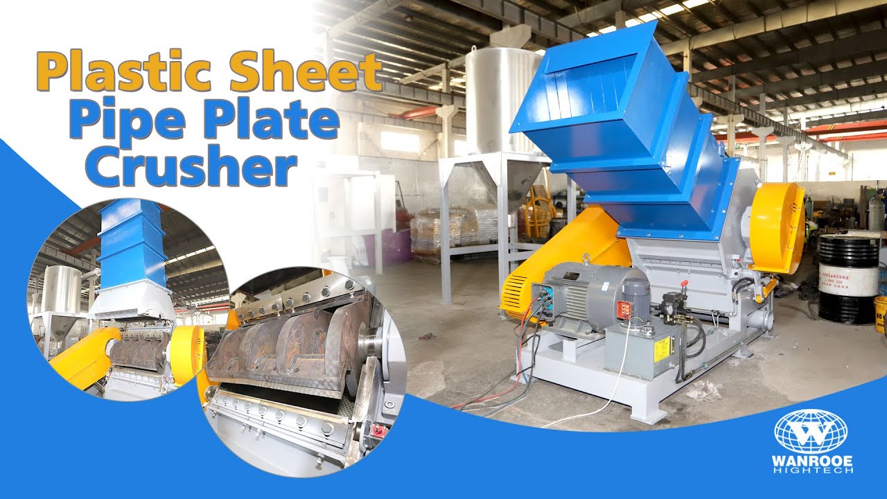 PNPC-800 Plastic Pipe Crusher PVC Pipe Shredder Machine with Hydraulic Press for India Customer