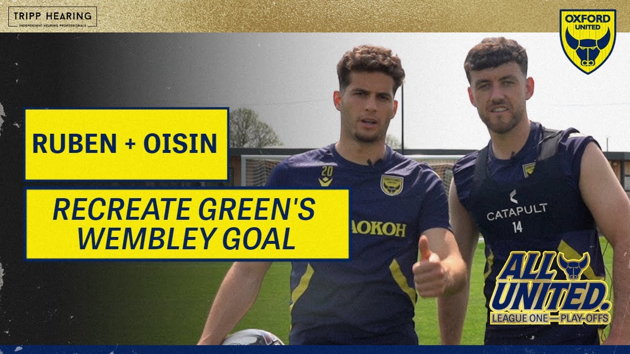 Oisin Smyth and Ruben Rodrigues recreate Matt Green's goal at Wembley