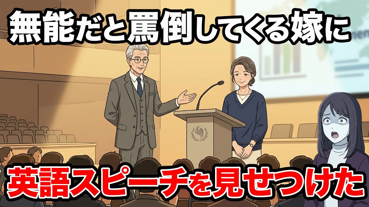 【スカッと】嫁「田舎のおばあちゃんは黙ってて」→国際会議で私が英語を話した瞬間、嫁が凍りついた
