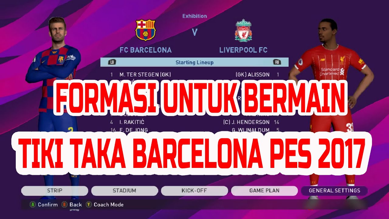 EL CLASICO (BARCELONA VS REAL MADRID)  BERMAIN TIKI TAKA ALA BARCELONA DI PES 2017