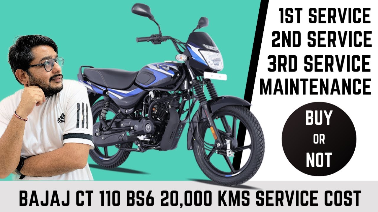 Bajaj CT 110 bs6 Service | Maintenance Cost | Spares | Free & Paid Service | 🔥🔥🔥