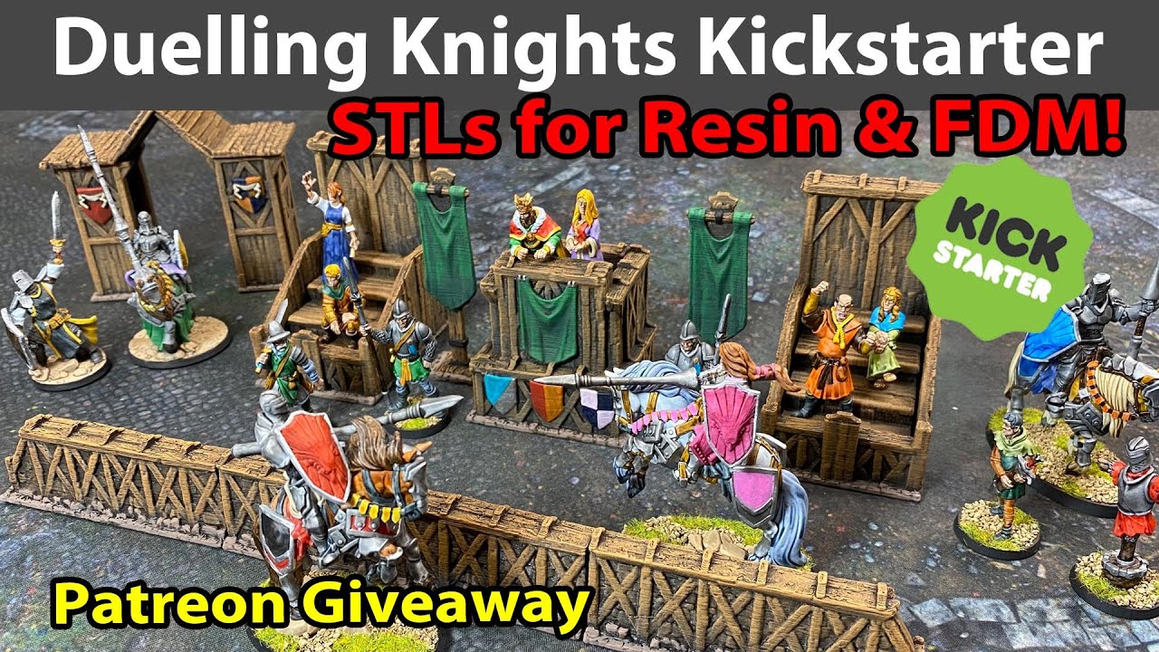 Duelling Knights Kickstarter from Arbiter Miniatures
