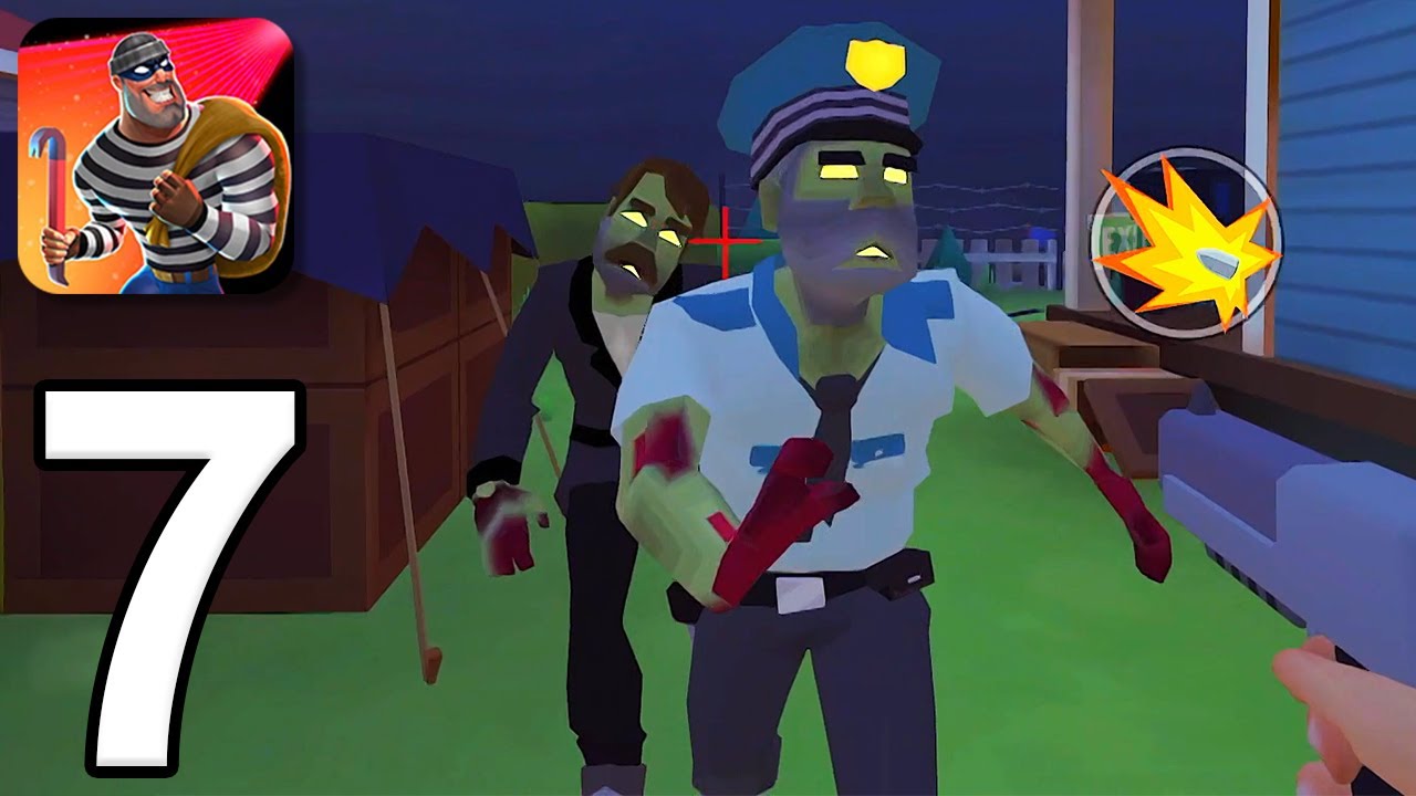 Robbery Madness 2 - Gameplay Walkthrough Part 7 - Zombies 2 (iOS, Android)
